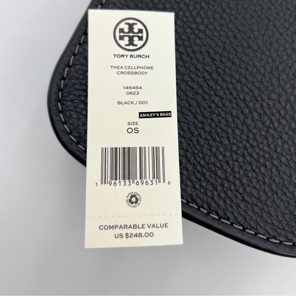 Tory Burch Thea Cellphone Crossbody In Black - Picture 10 of 10